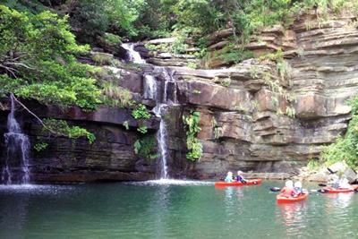 水落の滝カヌーツアー